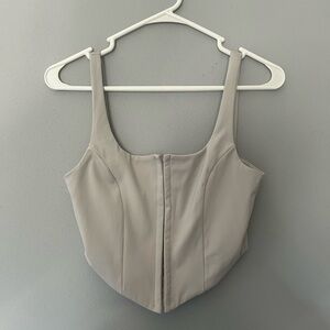Elegant Gray Women's Top